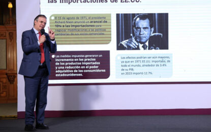 Aranceles de Trump a México, “un tiro en el pie” para EU: Marcelo Ebrard