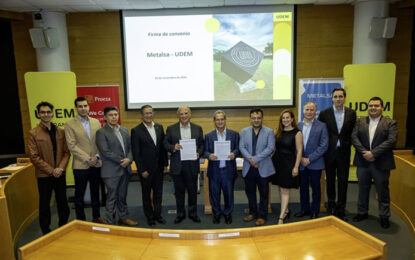 UDEM y Metalsa firman convenio para fortalecer la vinculación academia-industria