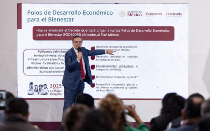 México impulsa nuevos polos industriales para lograr inversión con bienestar