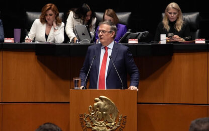 México se adapta al nuevo paradigma del comercio global: el T-MEC seguirá generando oportunidades, afirma Ebrard