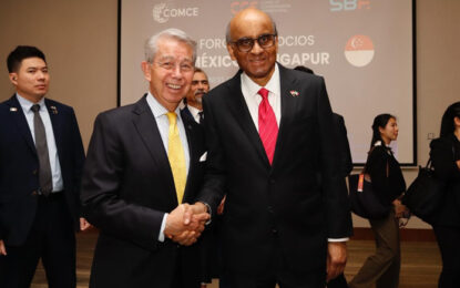 México y Singapur abren una nueva era económica: “Cuando dos países con visión se conectan, se construye futuro”