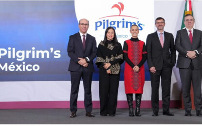 Pilgrim’s anuncia inversión de 1,300 mdd en México y refuerza la autosuficiencia alimentaria rumbo a 2030