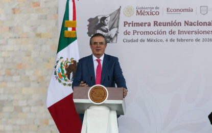Portafolio de inversión en México supera los 406 mil mdd: Ebrard llama a acelerar proyectos en todo el país
