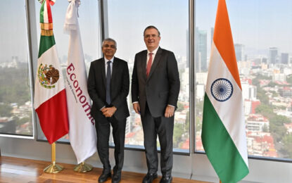 México e India refuerzan alianza económica y tecnológica para impulsar inversión y comercio bilateral