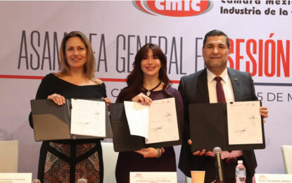 CMIC y Conagua firman convenio para el uso responsable del agua