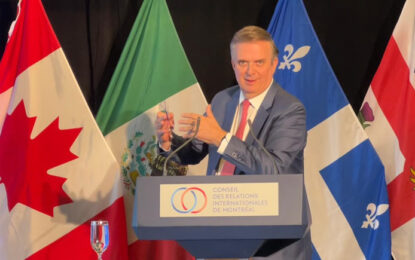 México y Canadá buscan fortalecer integración económica rumbo a revisión del T-MEC: Ebrard