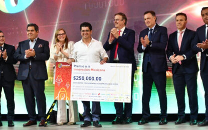 Dan a conocer a los ganadores del Premio a la Innovación Mexicana