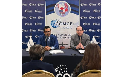 COMCE Noreste propone medidas para agilizar el transporte de carga en México